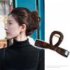 Fermaglio per capelli a pinza di squalo di medie dimensioni ad alto stile da donna con cerniera Bowsel