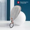 Alcantara Suede Car Key Case Cover Shell For Alfa Romeo Giulia Stelvio Mito Giulietta Brera 4C 159 Gta 147 156 Mito 166 Gt Jtd