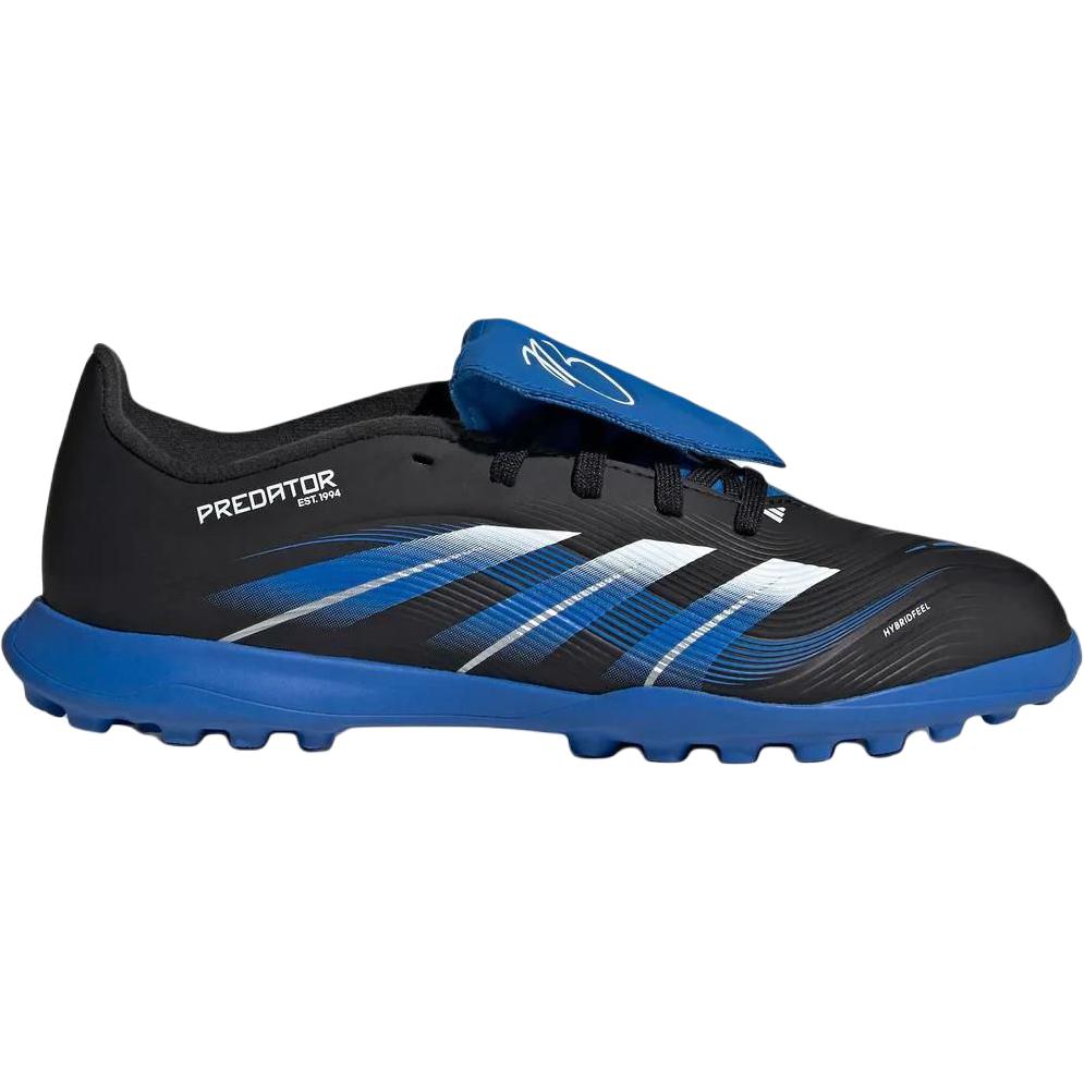 adidas PREDATOR LEAGUE Low Top Kids' Soccer Shoes Black Blue Unisex JR1759