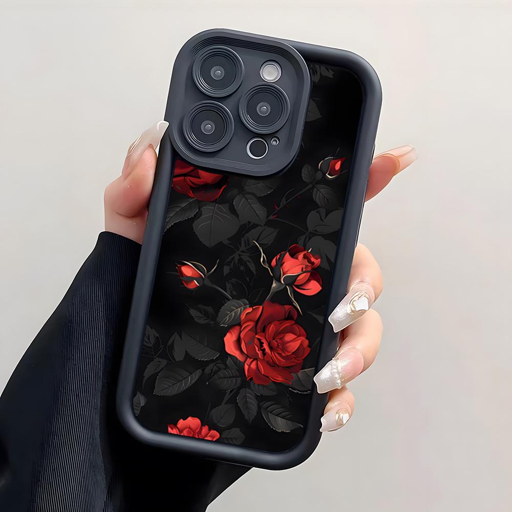 Flowers Phone Case For IPhone 17 Pro Max 15 Pro 16 14 Plus 12 13 Mini 11 Pro Shockproof Cover