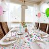 1Set 1200pcs Happy Birthday Confetti - Metallic Foil Balloon&Table Scatter Decorations for Birthday Parties, Festive Table Decor