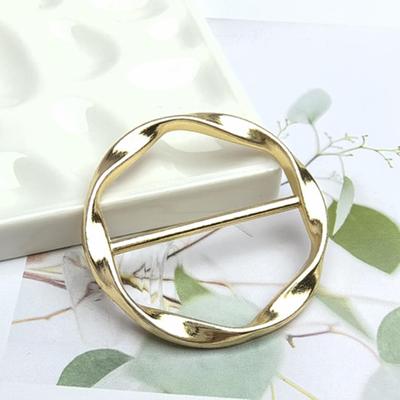 Seidenschal Schnalle Kleidung Ecke Saum Perlen geknoteter Ring T-Shirt Damenkleidung Straffen Dekorative Handarbeiten Bekleidungszubehör