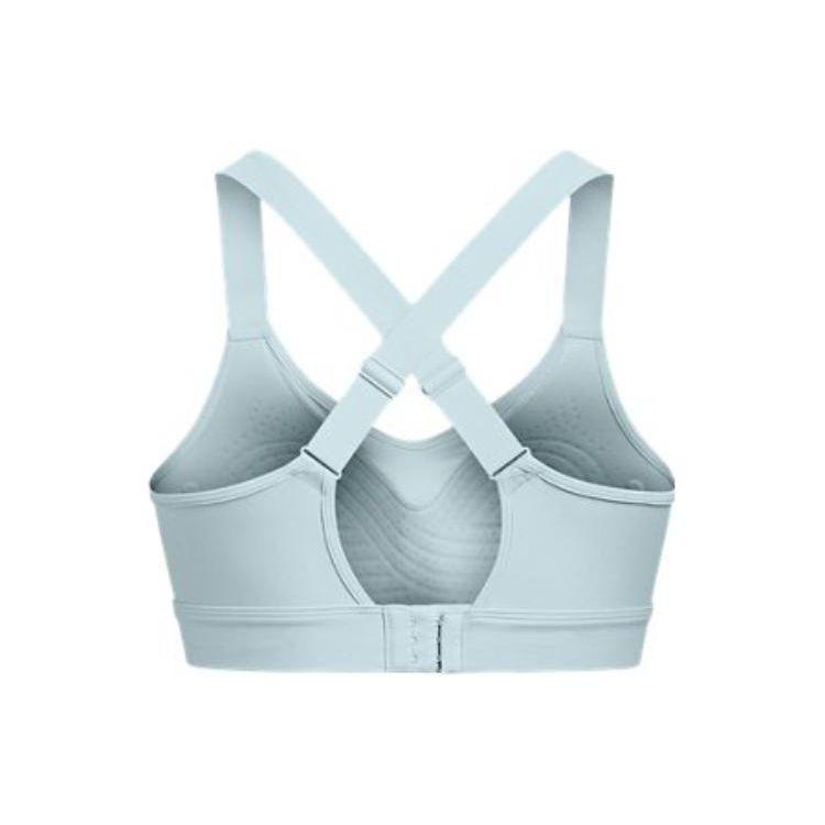Under Armour Solid U-Shaped Crossback High-Intensity Training Sports Bra Women Underwear Blue 1372557-478