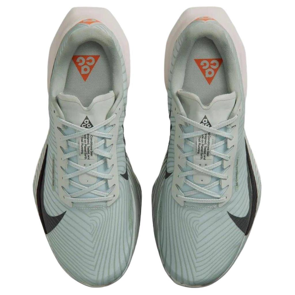 Nike ACG Ultrafly Trail Light Argento Giada Orizzonte Arancione Sicurezza Scarpe da Ginnastica da Uomo Verde Antracite HF5668-003