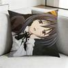 High School DxD AAkeno Himejima Square DoubleSided printed Pillow Case Bedroom Bedside Pillow Sofa Cushion Cover Gift