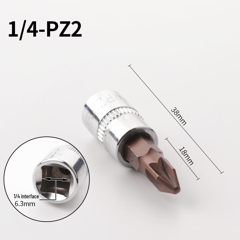 

Набор из шестигранной отвертки Green Forest 6,3 мм и гаечного ключа с трещоткой 1/4-PZ2