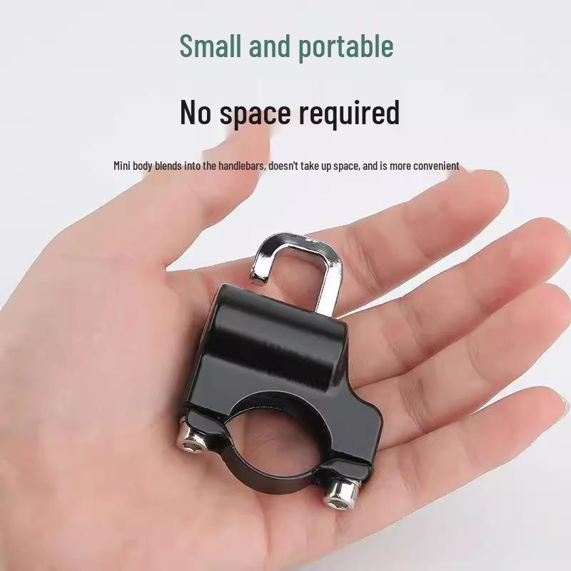 Universal Metal Anti-theft Helmet Lock for Electric Vehicles, Motorcycles, and Bicycles