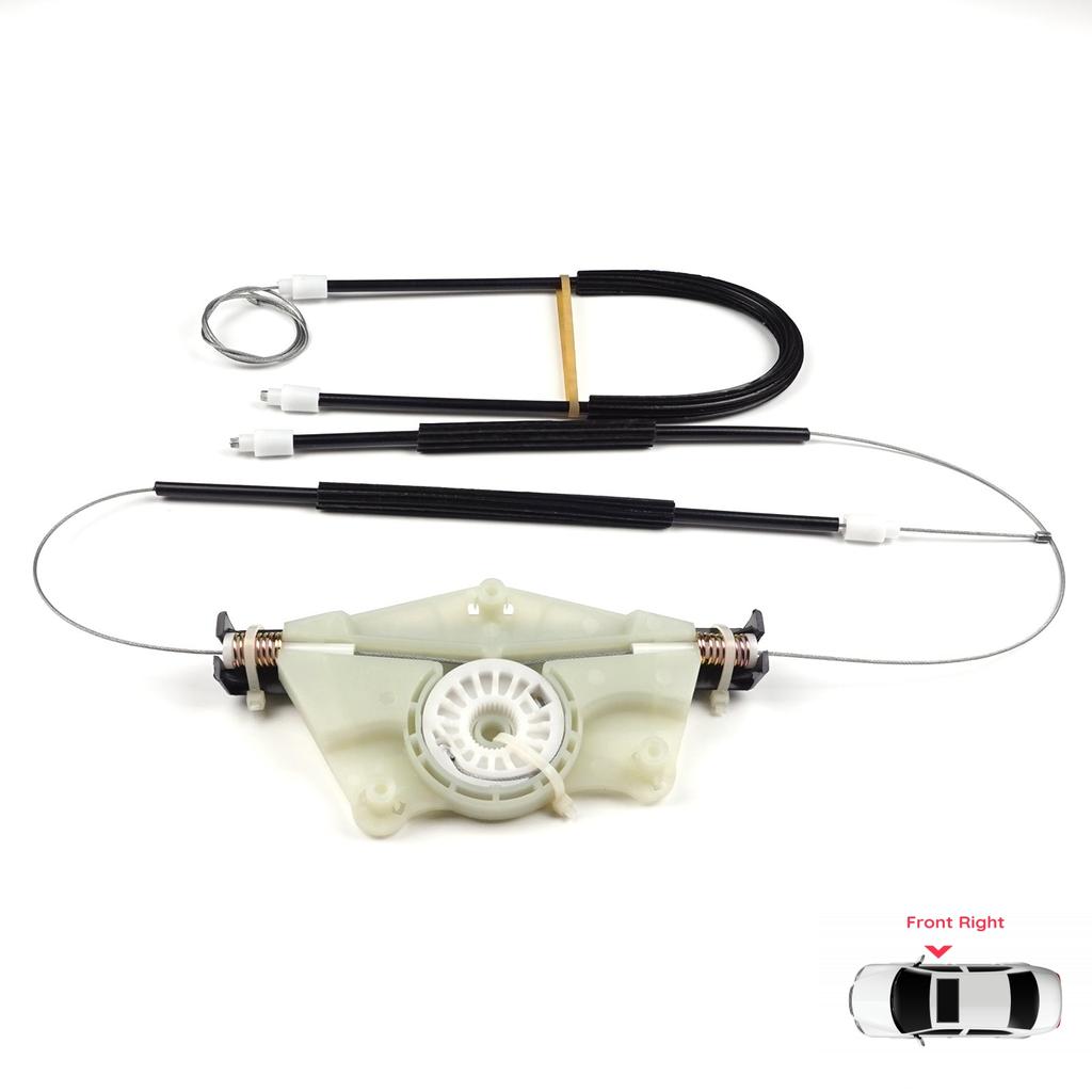 EP8583 Set Regulator Macara Geam Manual Față Dreapta pentru Skoda Fabia MK1 1999-2008 4/5 Uși Praktik Furgonetă 6Y0837656