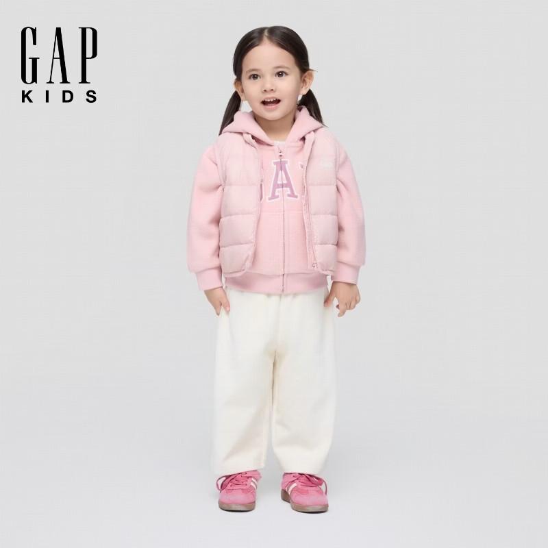 Gap Toddler Girls' Fleece Hooded Sweatshirt Jacket