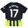 Puma Manchester City 2024-25 Season Kevin De Bruyne Away Striped Short Sleeve Football Shirt Unisex tops 775086-02-17