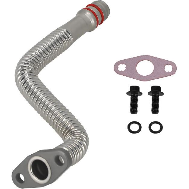 maXpeedingrods Turbo Oil Return Drain Line 5135786AB for Dodge Cummins 5.9L Diesel 2004 2005 2006 2007, Turbocharger Oil Return Hose Line, 3970875