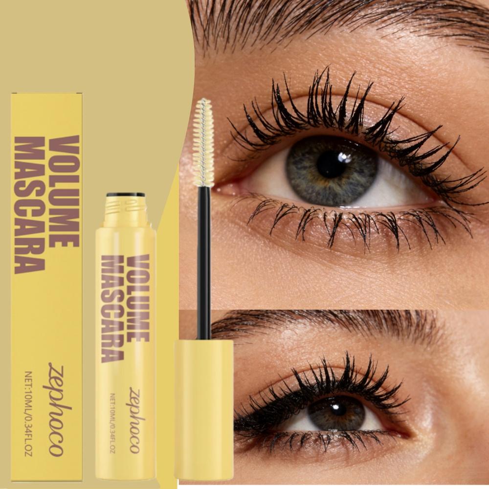 Mascara Lengthening Volumizing Waterproof Sweat Proof Long Lasting Smudge Proof Makeup Holding Curling Thick for Beginner For Eyelash Extension