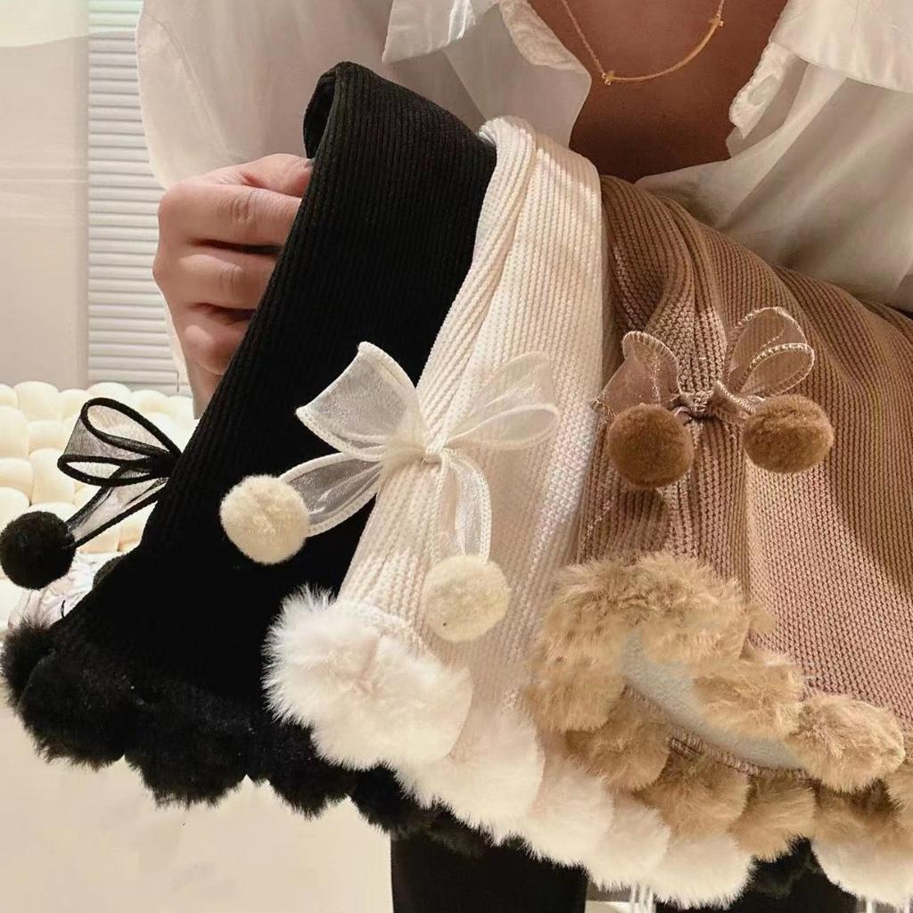 Girls' Corduroy Pants Korean Style Velvet Thick Flared Leggings Autumn Winter Loose Trousers Kids