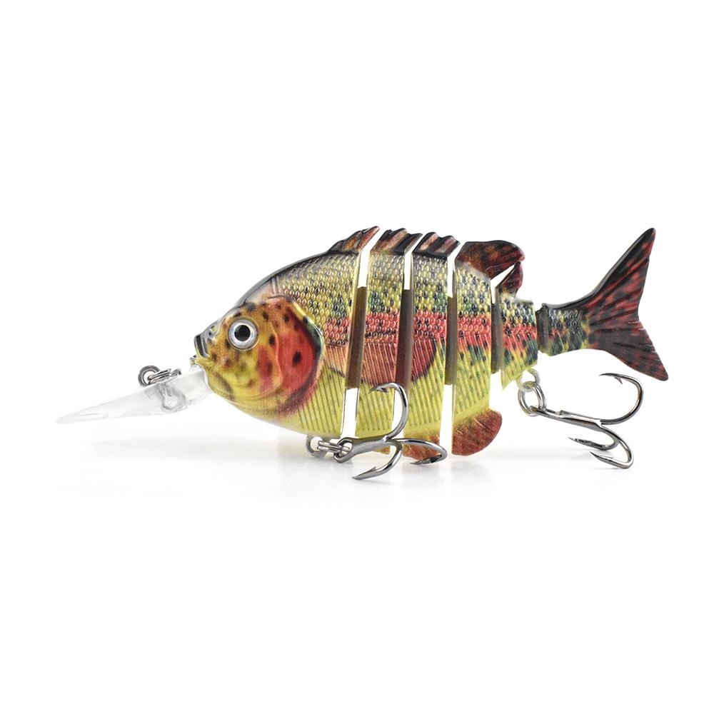 80Mm 16.8G Mini Long Tongue Board Sunfish Luya Bait Talk About Water Sea Fishing Bait Hard Bait Luya Bait Multi-Section