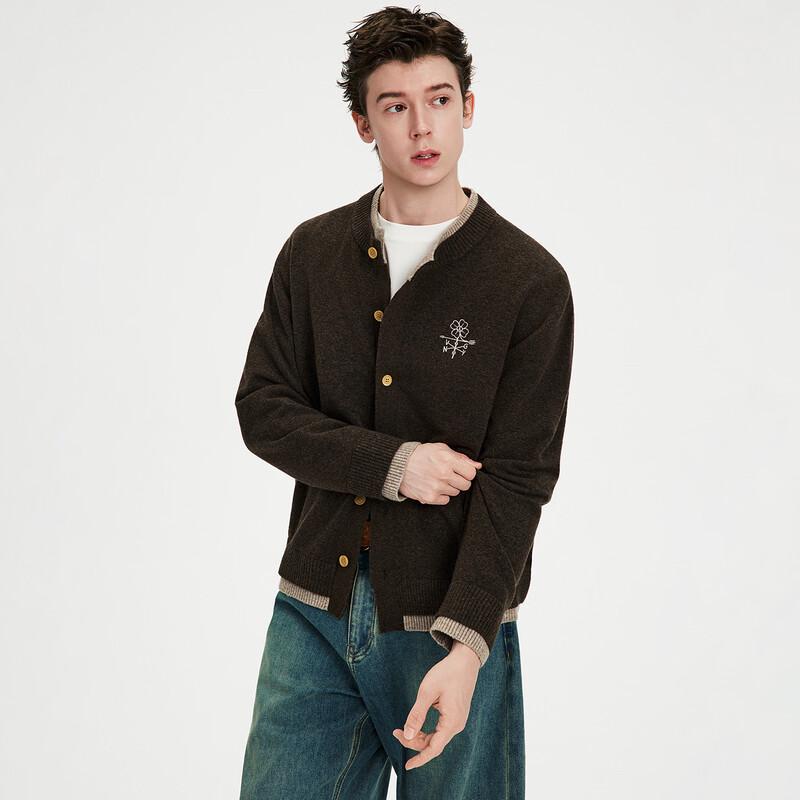 Navigare Men's Wool-Blend Colorblock Cardigan