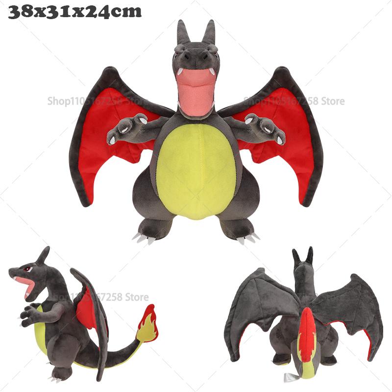 soft Plush Shiny Charizard Ho-Oh Shiny Riolu Sprigatito Galarian Ponyta Raichu Anime Stuffed Toy Doll Gift for Children