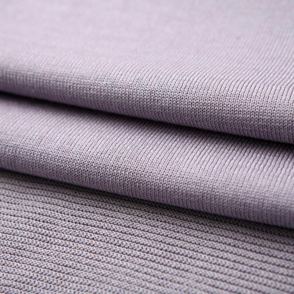 FURINA CoTTon Silk STripe KniT Long T shirT