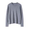 Lekasha Women's Slim Fit 100% Cashmere Semi-High Neck Top