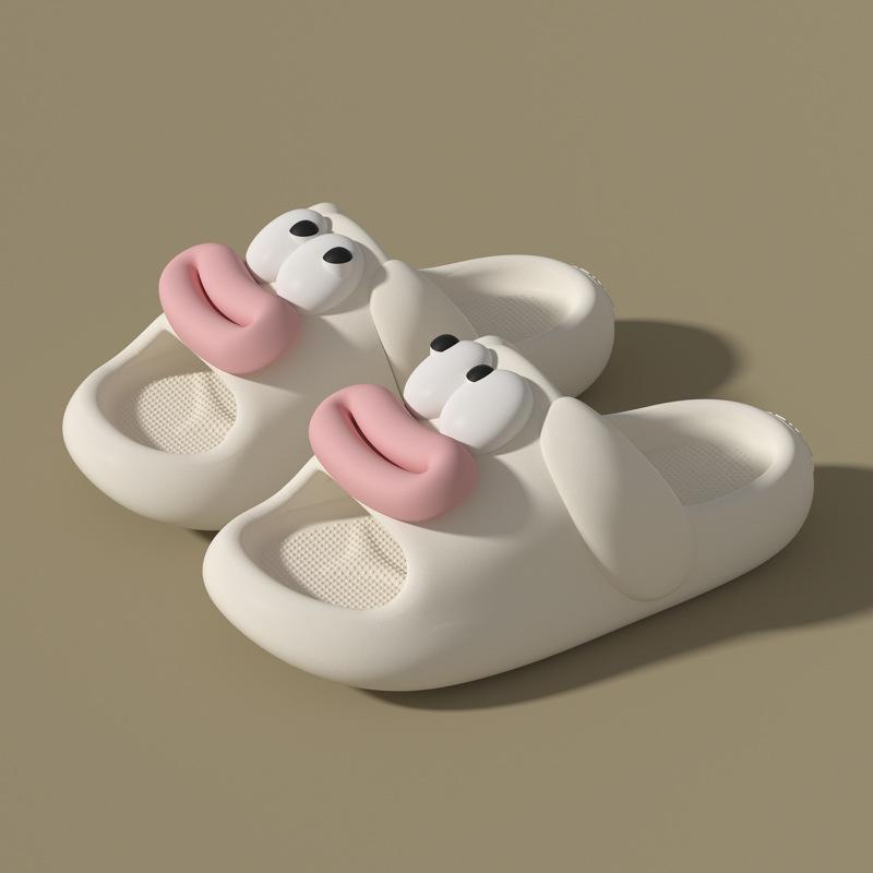 Fashion Unisex Funny Cartoon Platform Slippers Soft Comfortable Non-Slip Height Increasing Outdoor Indoor Wearable Summer 2025 New