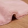 Non Slip Artificial Rabbit Fur Rug OLITE Pink