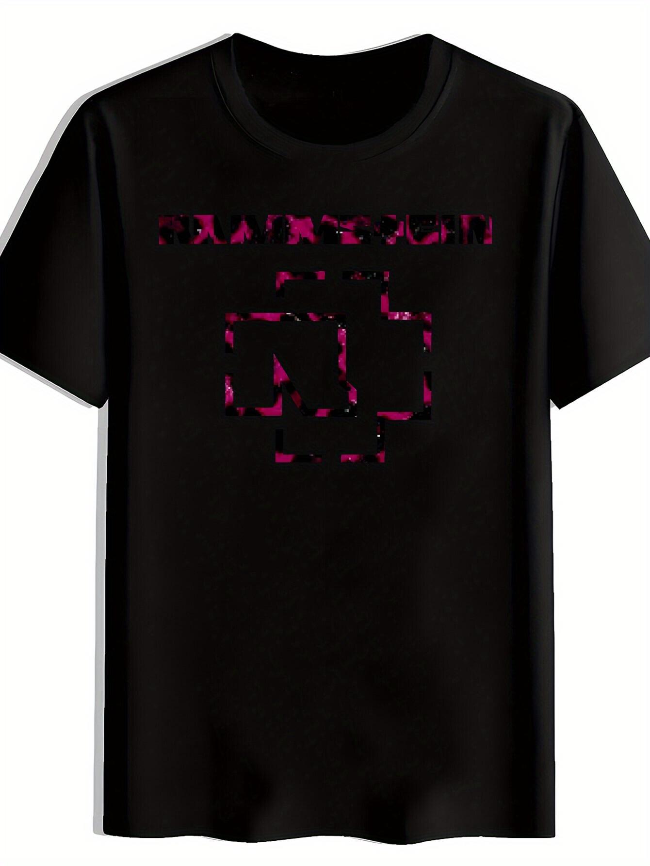 Retro Rock Band Graphic T-shirt - Stray Cat Design with Bold Pink & White Print XXXXL