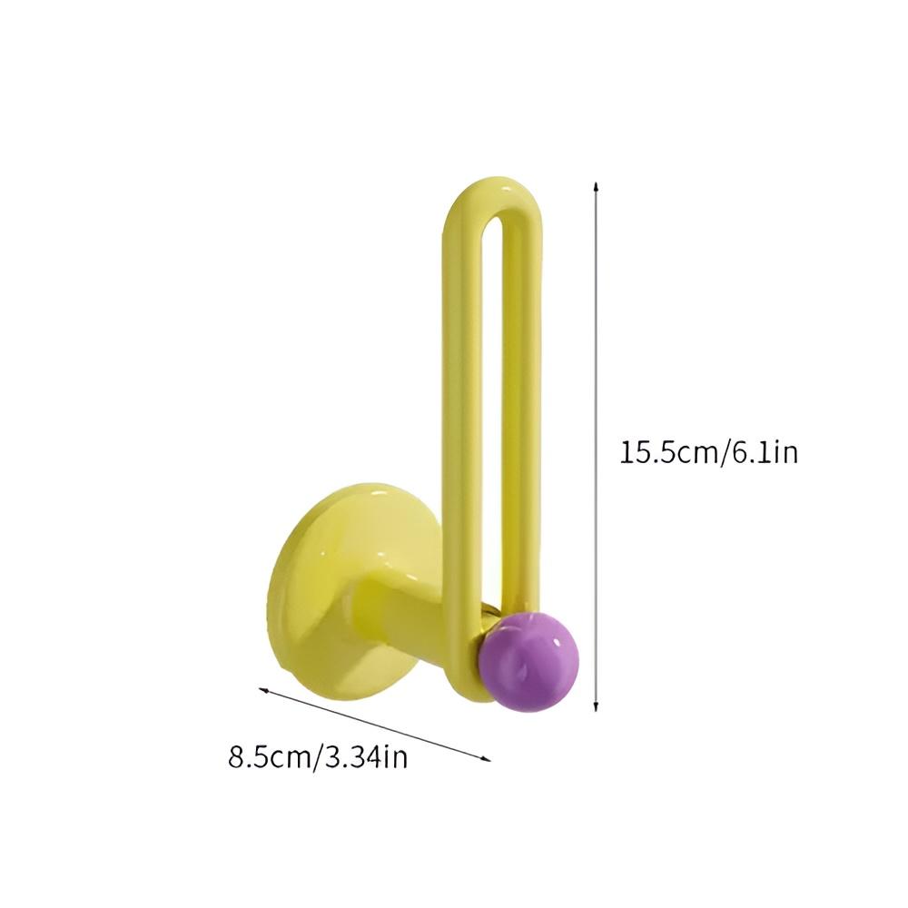 1pcs Multifunctional Wall Mounted Hair Accessory Organizer - No Punching Hair Ring Holder Hat and Scarf Hanging Rack Hook