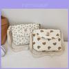 Cute Japanese Floral Print Shoulder Bag For Kids Featuring Adorable Bear Design