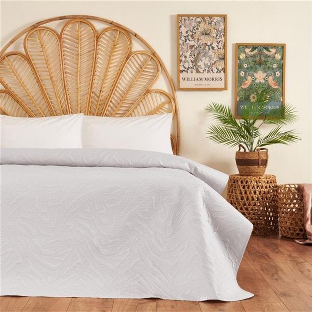 

Покрывало двуспальное Nuvomon Mirena Серое 180x230 см