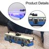 Classic Tram Model Transport Car 1:90 Scale Collectible Alloy Birthday Gifts Interactive Decor