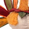 Thanksgiving Turkey Decoration Plush Stuffed Turkey Doll with Retractable Neck Stretchable Sitting Turkey for Fall Autumn Harvest Home Table Decor