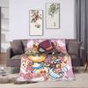 Aggretsuko Flannel Blanket Winter  Warm Soft Bedding Throws for Kids Adult Couch Chair Street Trend Bedspread Sofa Bed Cover