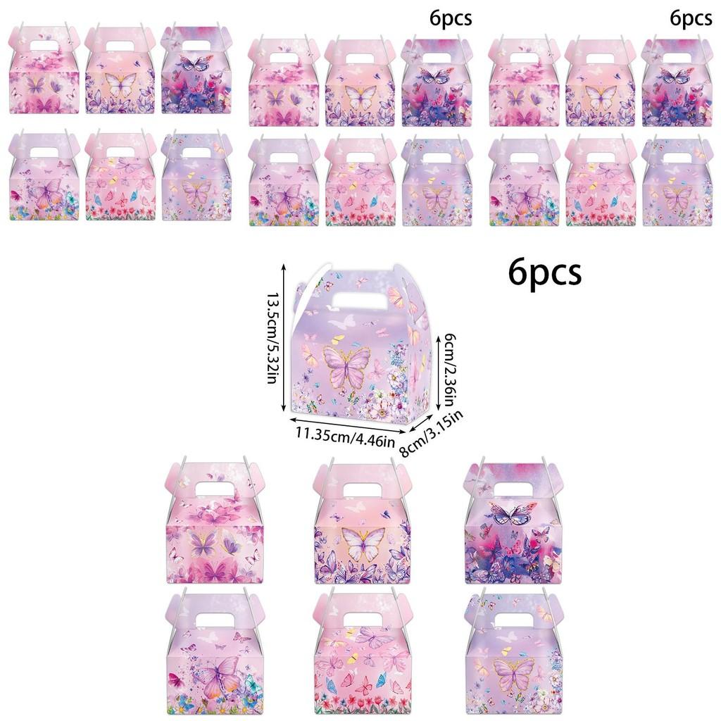 Butterfly Gift Handheld Paper Box For Party Decorations With Paper Material Ideal For Valentines Day