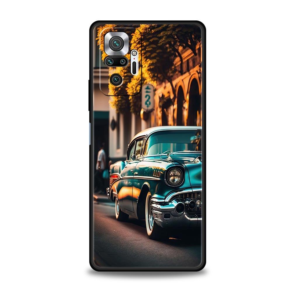 Phone Case For Xiaomi Redmi Note 14 13 12 5G 9S 9 10 11 Pro Plus 4G 9T 14C 13C 12C 10C 9C 9A Cover Classic Vintage Old Retro Car