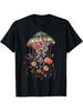 Jellyfish Flowers Vintage Floral Scuba Diving Surf T-Shirt