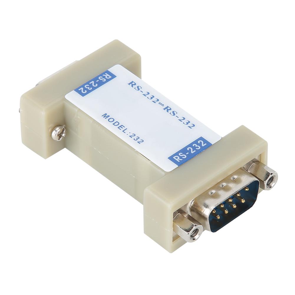 Asynchronous Full Duplex Transparent RS232 To 232 ABS Optoelectronic Isolator with DB9 Connector
