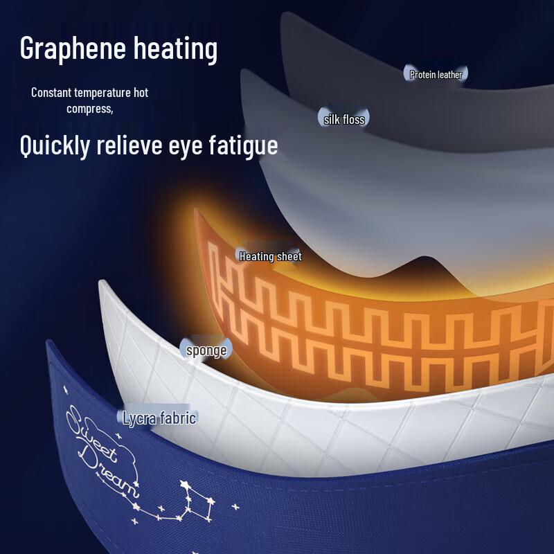 Bear Graphene Heated Eye Mask