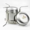 Outdoor Stainless Steel Alcohol Stove, Portable Liquid Fuel Camp Stove, Picnic Cookware Hot Pot