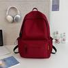 Schoolbagins Large Capacity Simple Solid Color Backpack Junior High School Backpack Male Japanese School Bag Female College Student Korean Edition