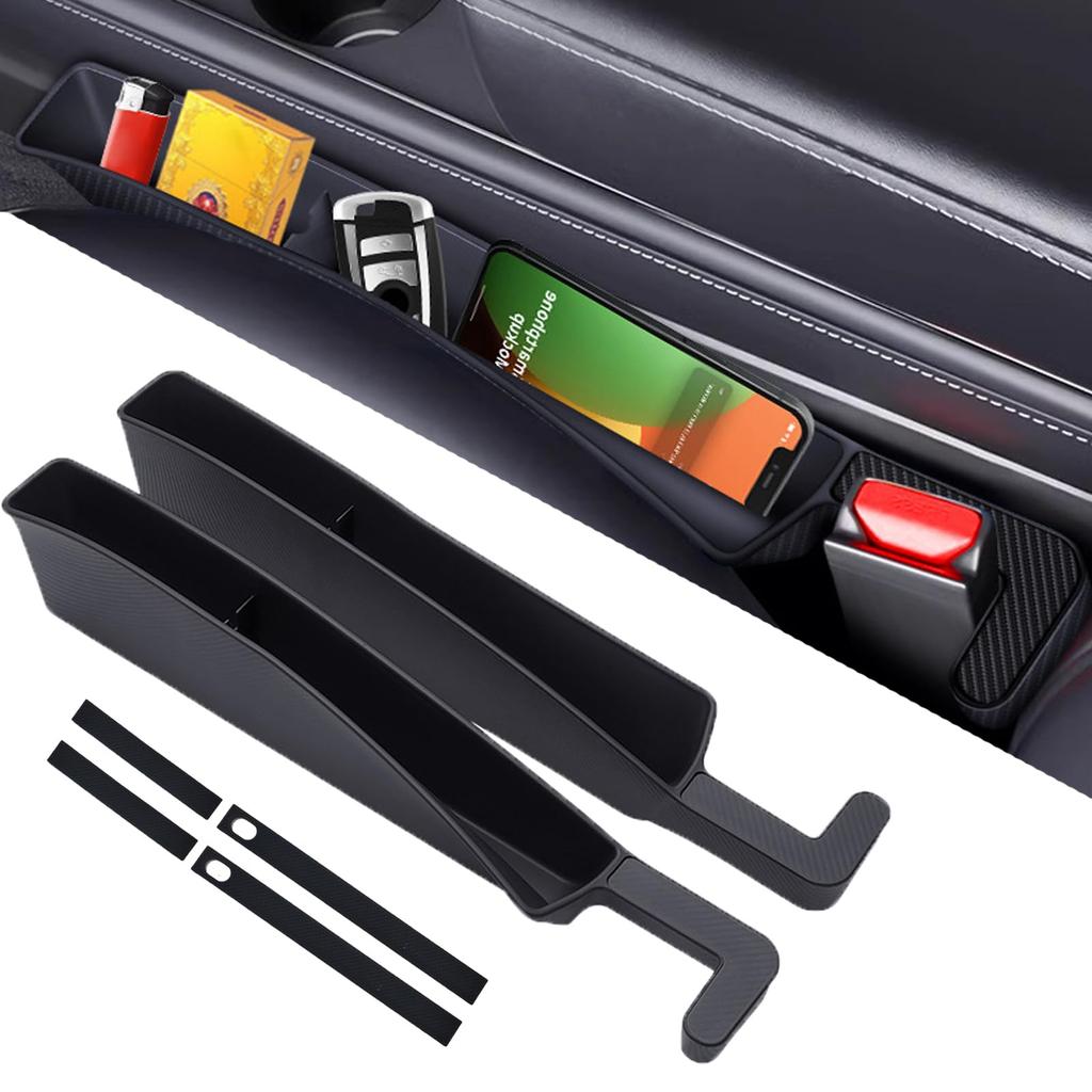 LOXHGP New Large Capacity Gap Filler for Mazda KF Series Car Seat Gap Filler Cushion with Carbon Fiber Rubber Car Seat Gap Gap Prevents Small Item CX5