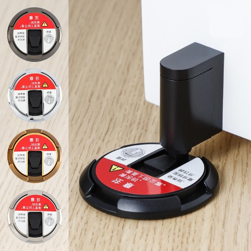 Zinc Alloy Push Type Door Stopper Mechanical Fixed Door Holder Door Hardware