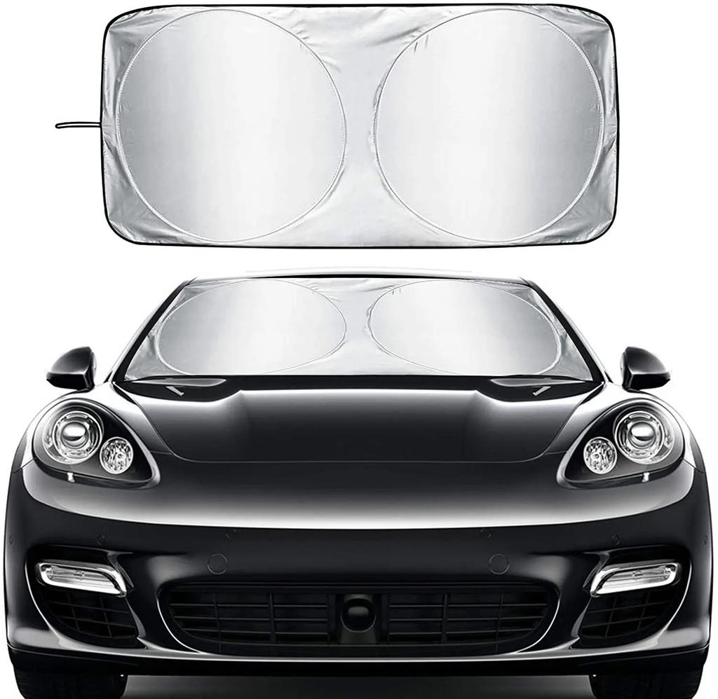 Car Sunshade Sun Shade Front Rear Window Film Windshield Visor Cover UV Protect Reflector Car-styling High Quality Accessories