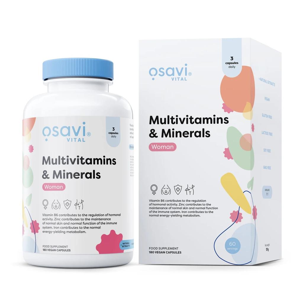 Multivitamins & Minerals Woman - 180 Vegan Caps