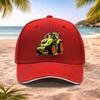Grüner Traktor Baseballkappe Unisex für Hochzeiten Partys Festivals Camping Radfahren Fotografie Geburtstagsgeschenk