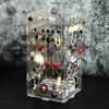 Plastic Transparent Jewelry Box Storage Necklace Bracelet Jewelry Boxes Organizer Earrings Display Stand Storage Accessories