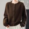 Rellawear Men Crew Neck Knit Cardigan 3color Rhn250922