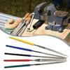 5Pcs Small Files Needle Set Pocket Files Woodworking DIY 2×100mm Triangle Square Round Flat Semicircle Hand Tool