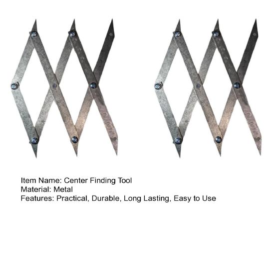 1/2 ks 3bodový středový vyhledávač Značkovací rozvrhovací nástroje Vysoká přesnost Uživatelsky přívětivé Přesné Ekvidistantní