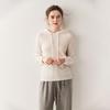 Women's Cashmere Knit Hoodie - Solid Color, Loose Fit, Slimming, Thick, Autumn/Winter Sweater Top