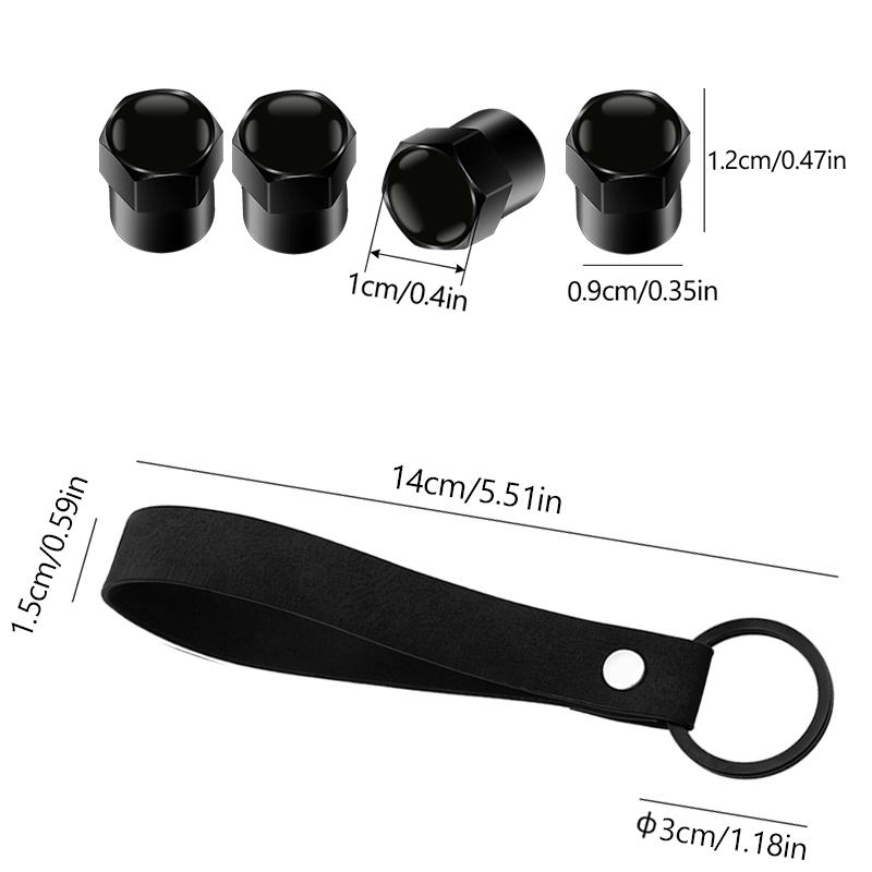 Καλύμματα Βαλβίδας Τροχών Αυτοκινήτου & Δαχτυλίδι Κλειδοθήκης Αυτοκινήτου Για Mitsubishi Lancer Outlander Pajero ASX Αξεσουάρ Αλουμινίου