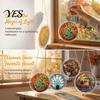 Adult Halloween Activity Acrylic Puzzle Suncatcher Window Hanging,7.87 Inch Sun Catcher Decorative Hanging Decoration Ornament, Ideal for Gifting and